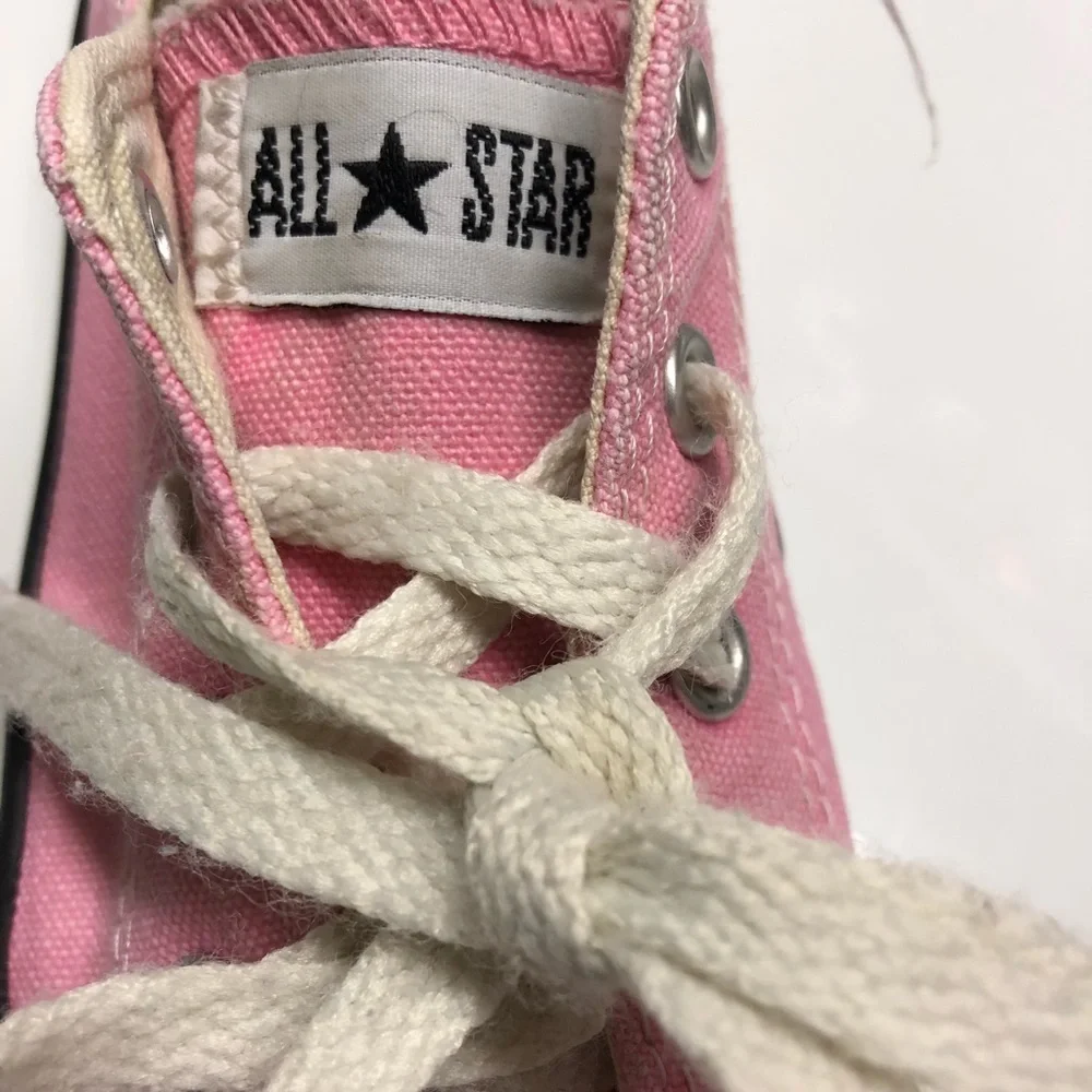 Converse All Star pink low top sneakers 13.5